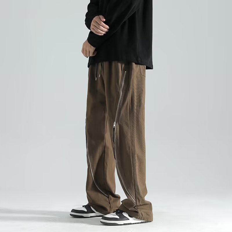 High Street Machine Can Work Clothes Pants Men's Zipper