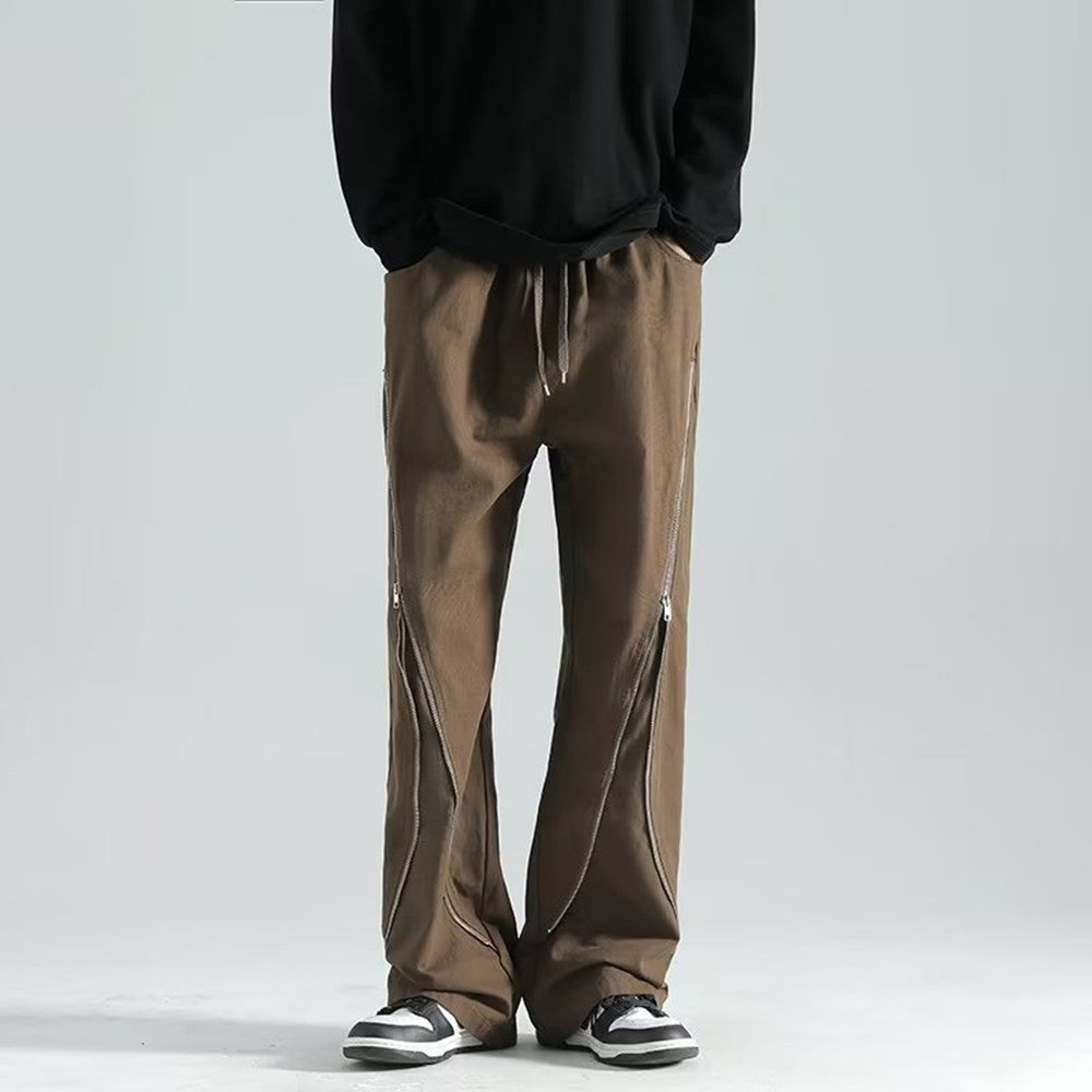 High Street Machine Can Work Clothes Pants Men's Zipper