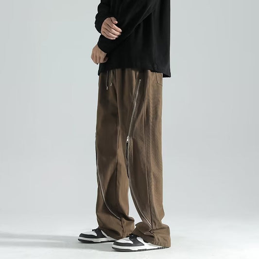 High Street Machine Can Work Clothes Pants Men's  Zipper