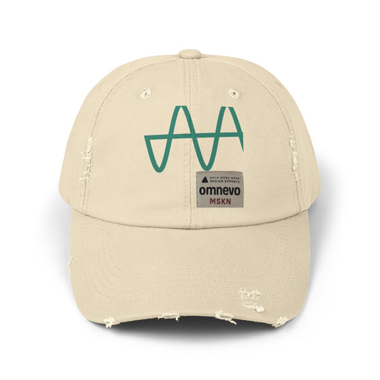 Distressed Unisex Cap with Minimalist Design, Vintage Cap, Casual Hat, Outdoor Wear, Spring/Summer Accessory