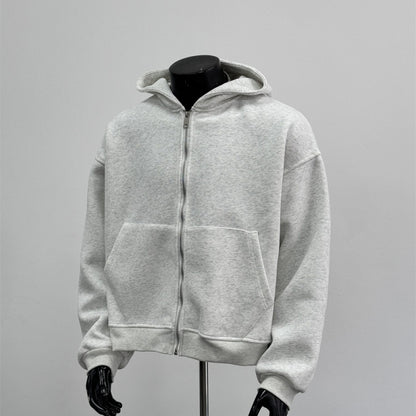 Men's Coat Flower Gray Back Schoolbag Design