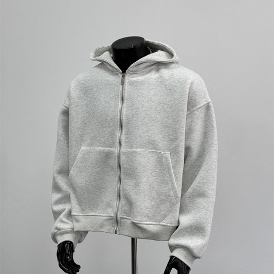 Men's Coat Flower Gray Back Schoolbag Design