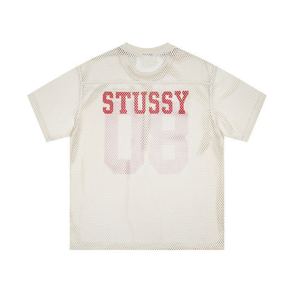 Sports And Leisure Jersey Letter Printing Simple Short Sleeve