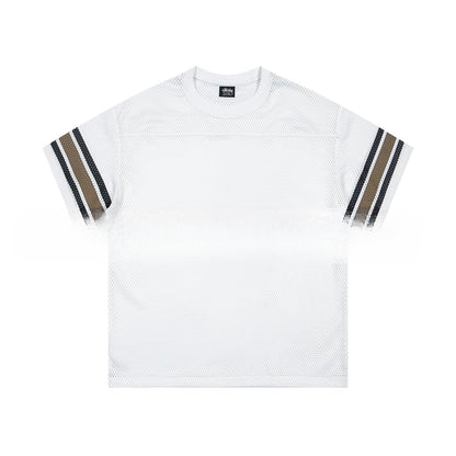 Sports And Leisure Jersey Letter Printing Simple Short Sleeve