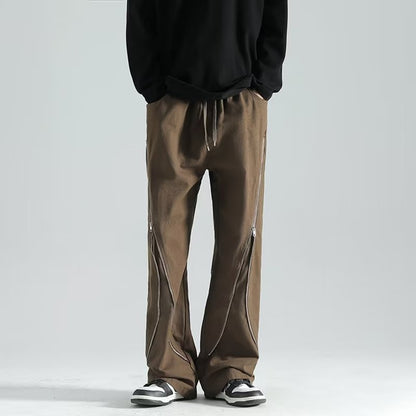 High Street Machine Can Work Clothes Pants Men's  Zipper