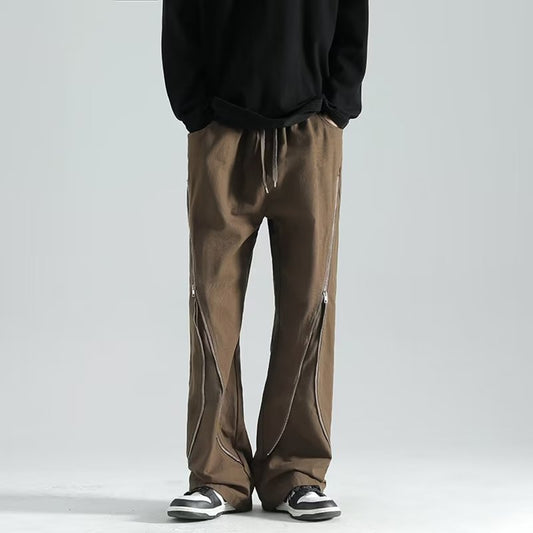High Street Machine Can Work Clothes Pants Men's  Zipper